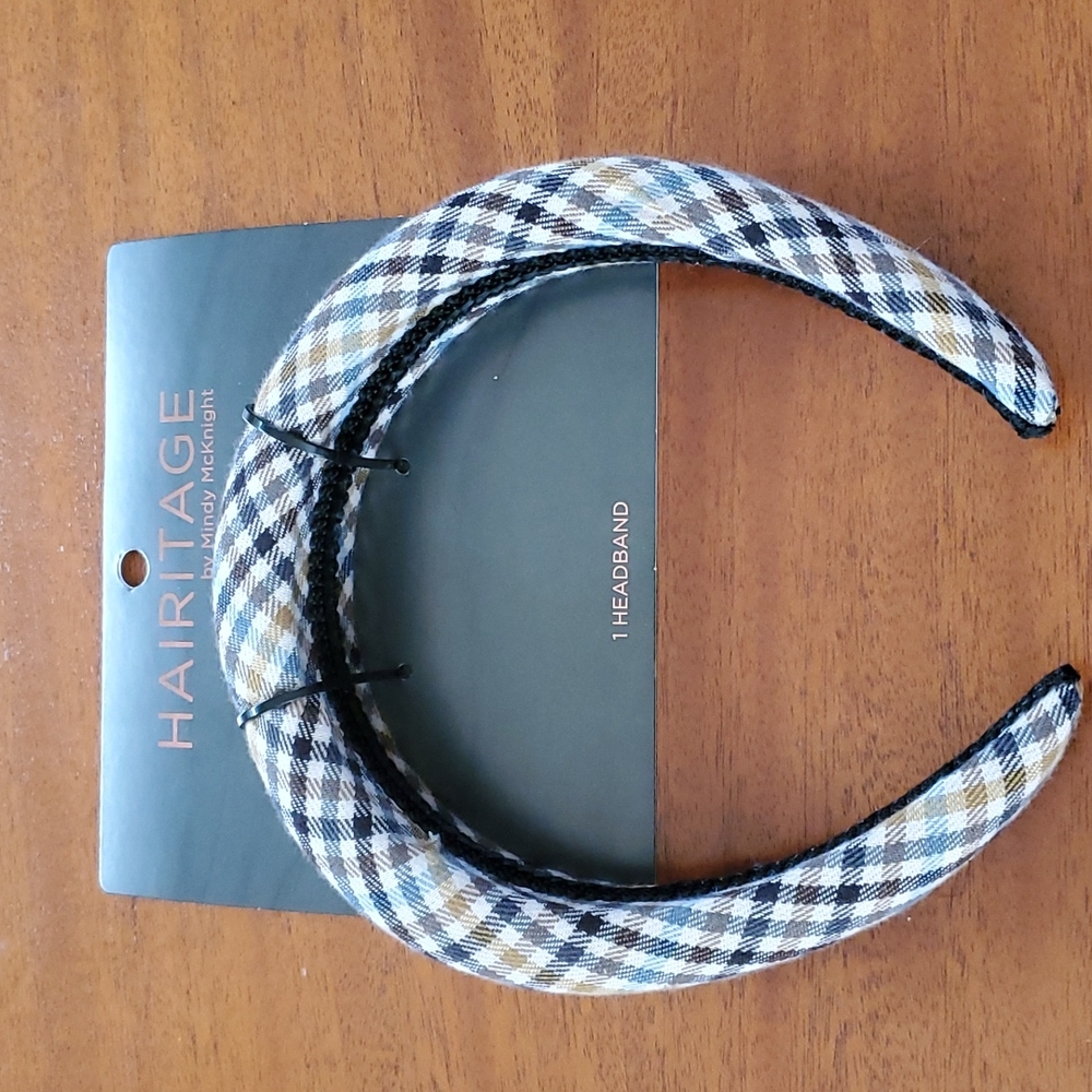 Hairitage Plaid Padded Headband